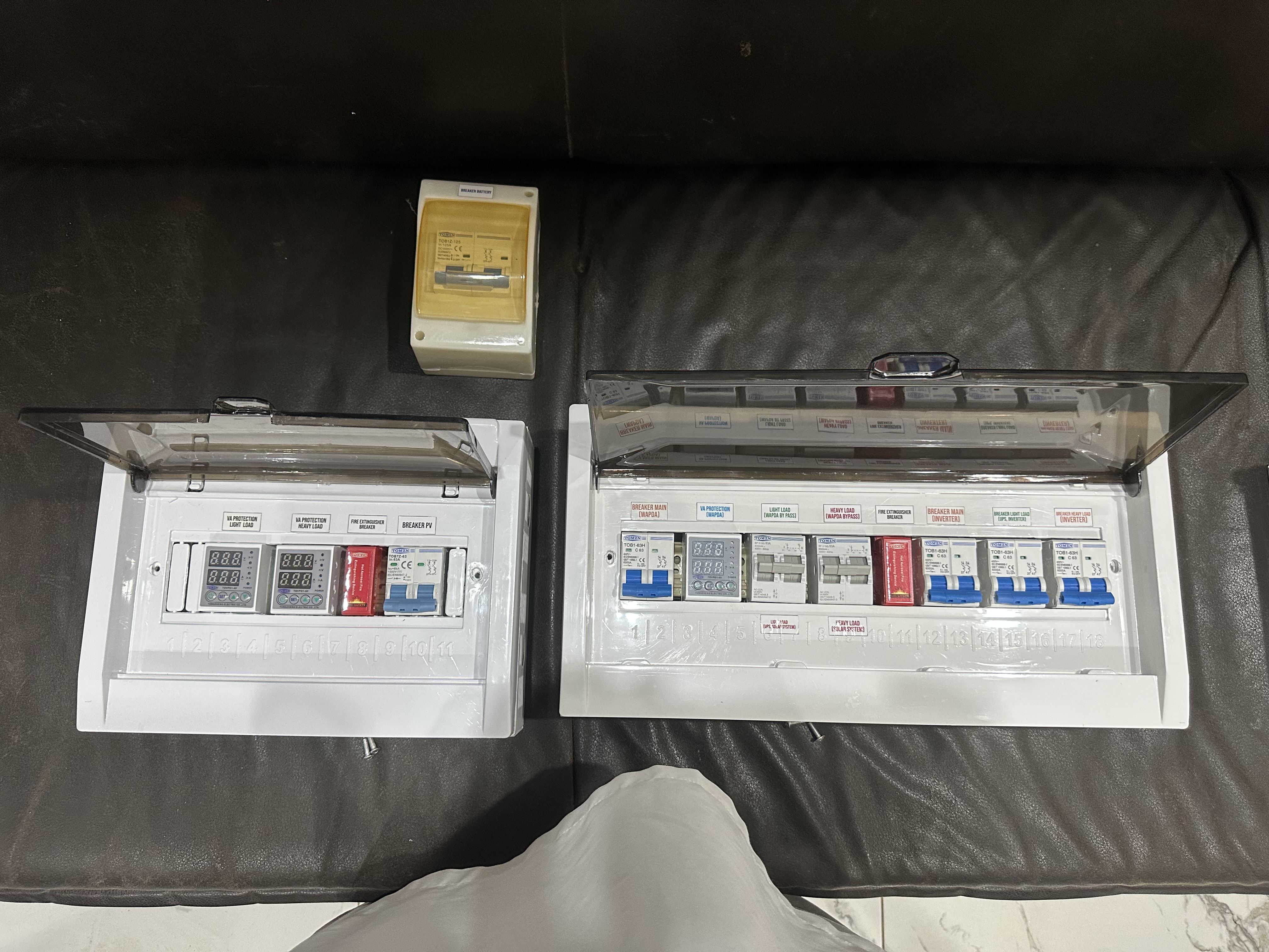 Solar & Electrical DB Box Labels / Tags – Complete Set for AC & DC DB | Breaker, Voltage Protector & Changeover Stickers 10