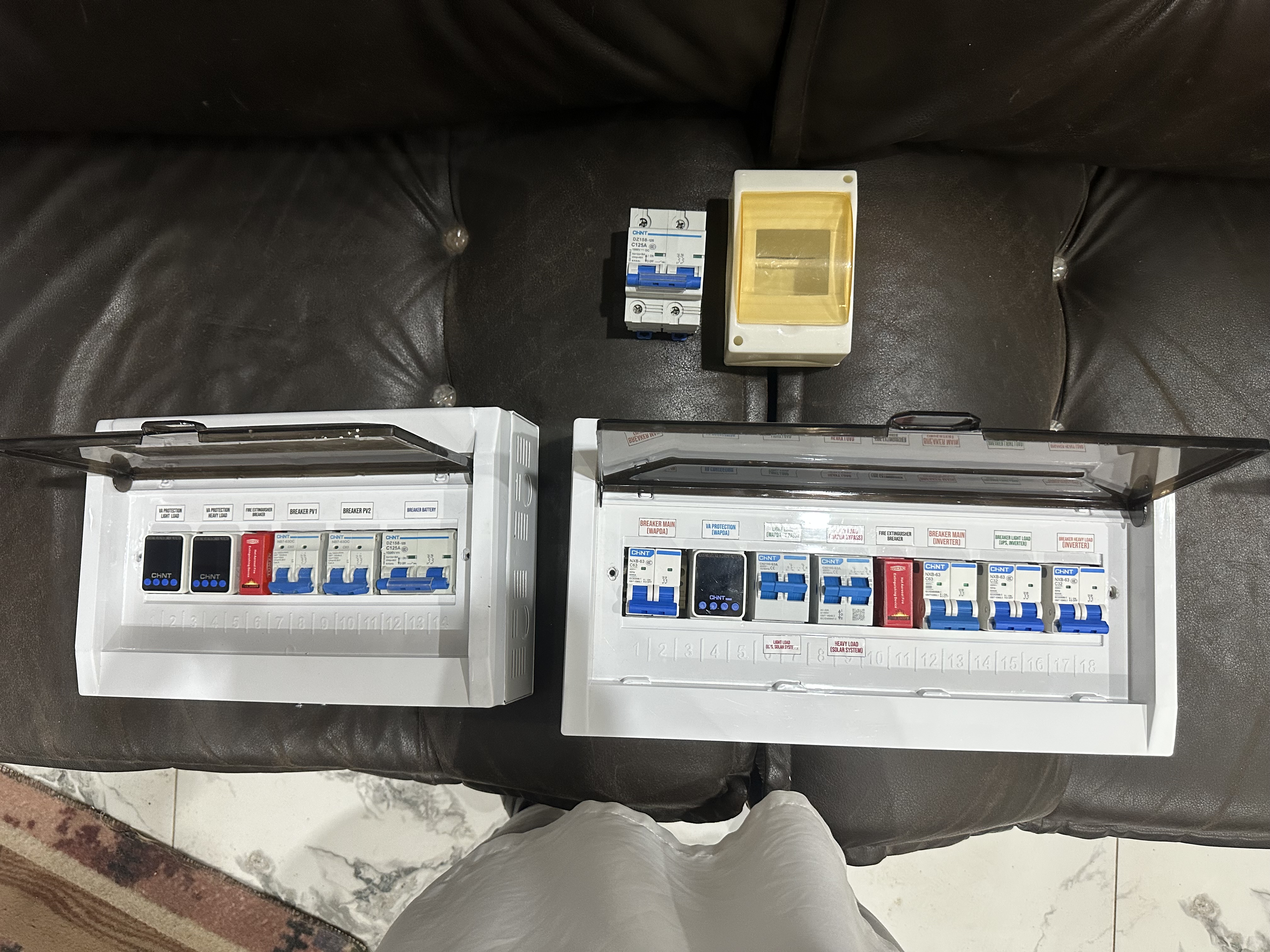 Solar & Electrical DB Box Labels / Tags – Complete Set for AC & DC DB | Breaker, Voltage Protector & Changeover Stickers 11