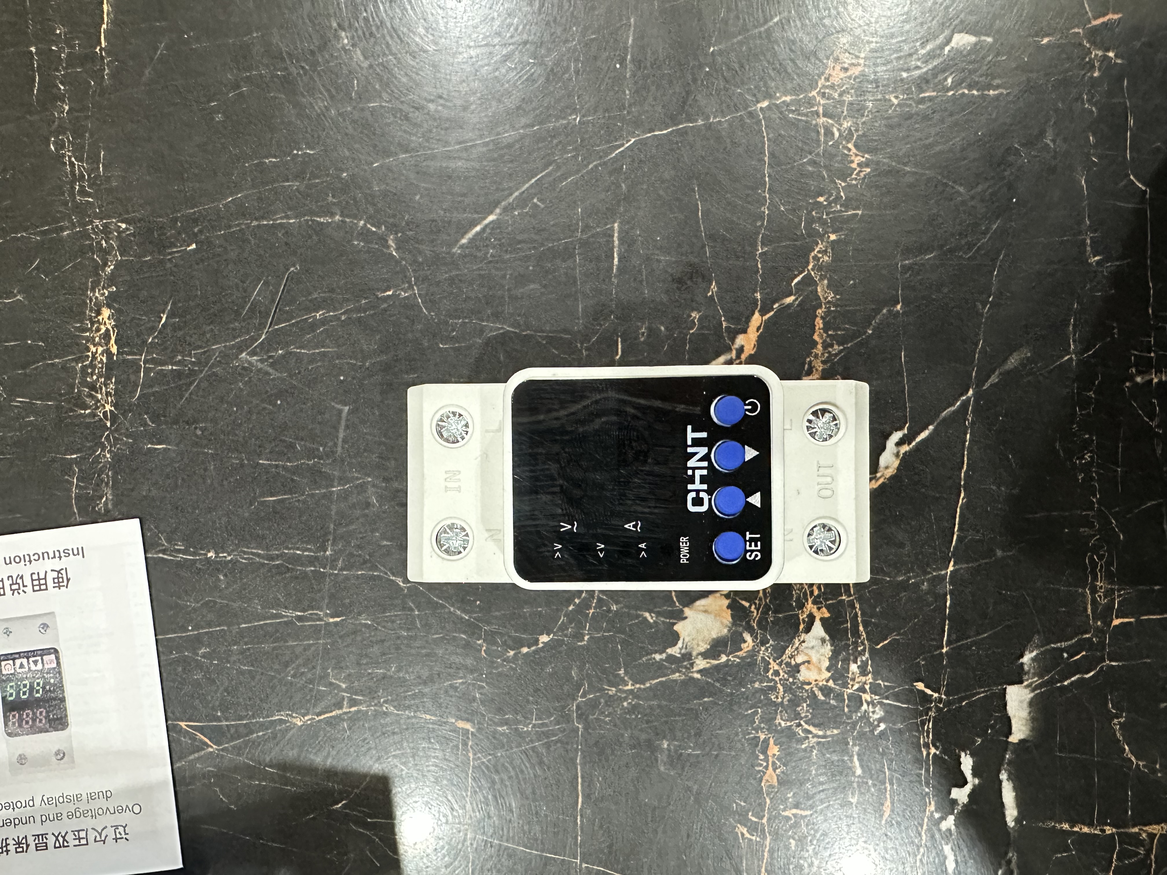 CHINT 63A Adjustable Voltage Protector – Over & Under Voltage & Over Current Protection | AC 220V Single Phase 3